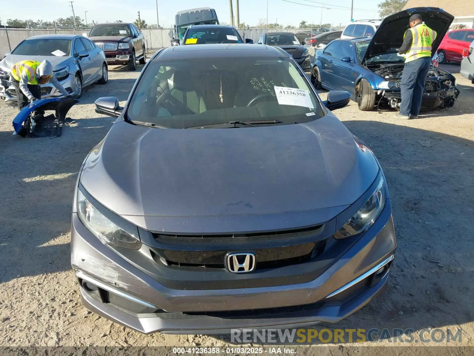 12 Photograph of a damaged car JHMFC1F31KX005497 HONDA CIVIC 2019