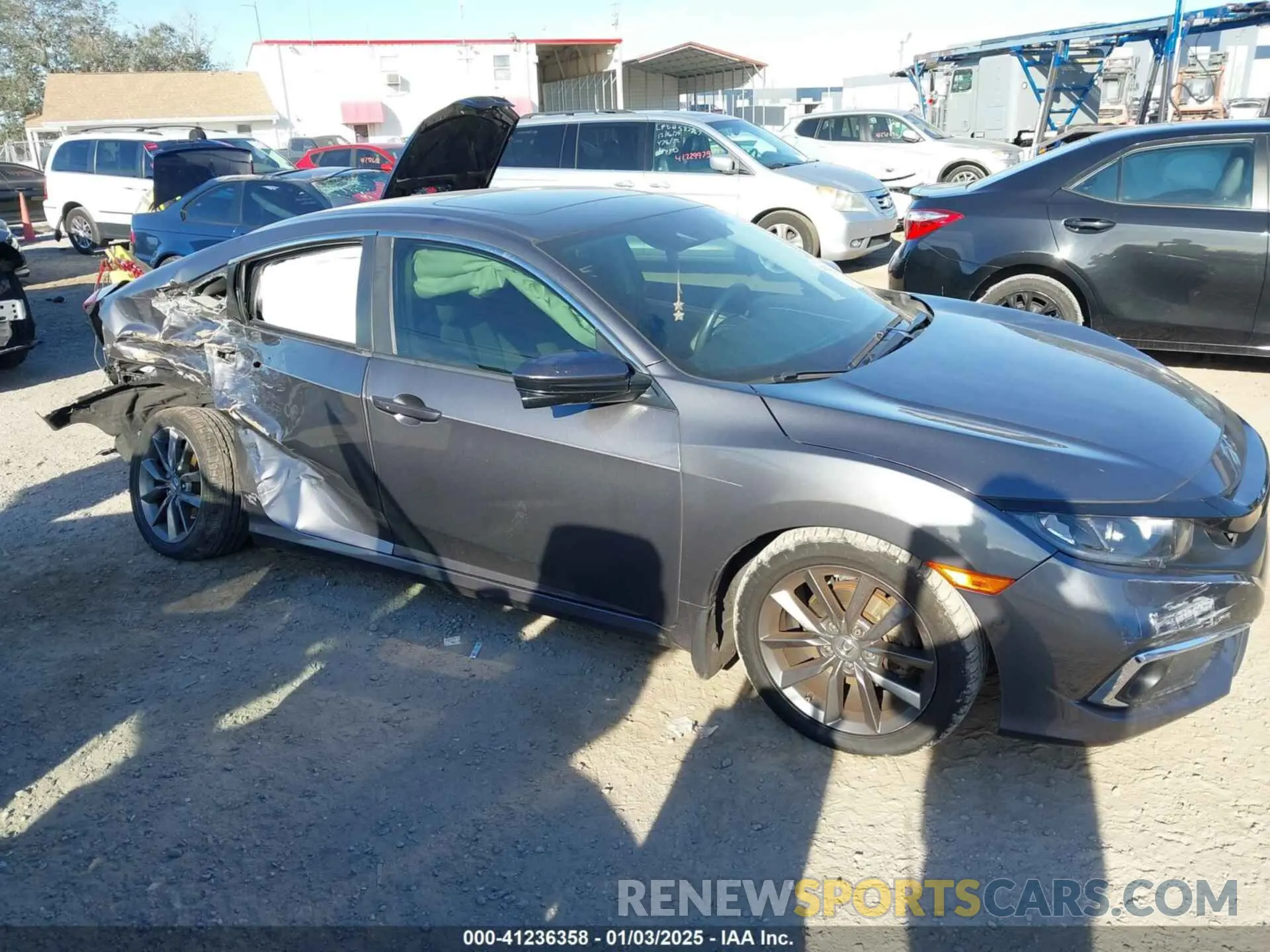 13 Photograph of a damaged car JHMFC1F31KX005497 HONDA CIVIC 2019