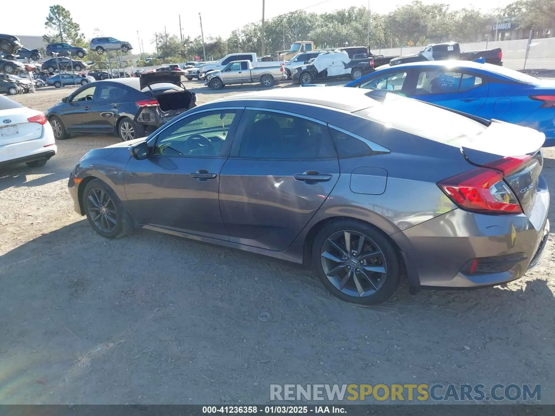14 Photograph of a damaged car JHMFC1F31KX005497 HONDA CIVIC 2019