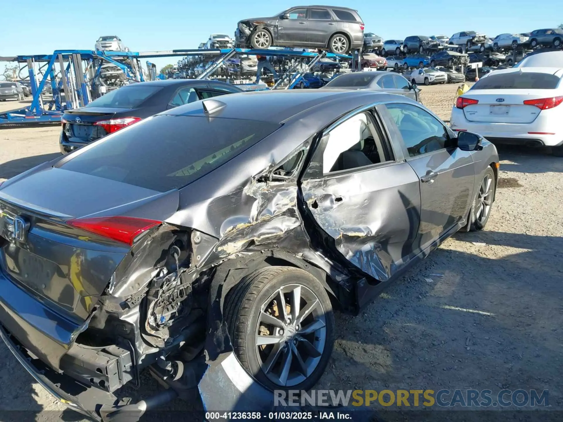 6 Photograph of a damaged car JHMFC1F31KX005497 HONDA CIVIC 2019