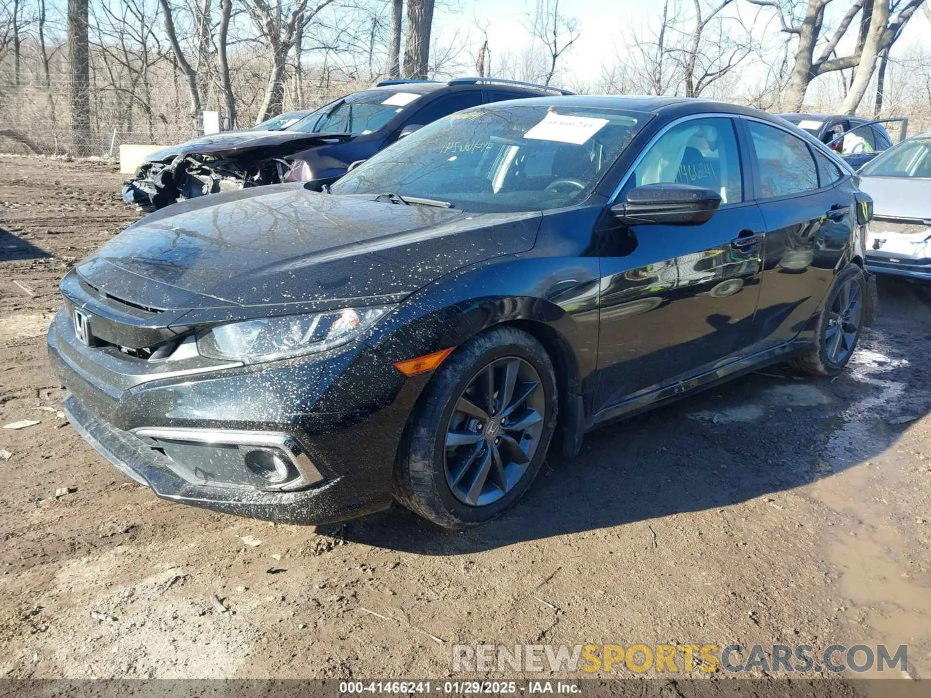 2 Photograph of a damaged car JHMFC1F31KX007184 HONDA CIVIC 2019