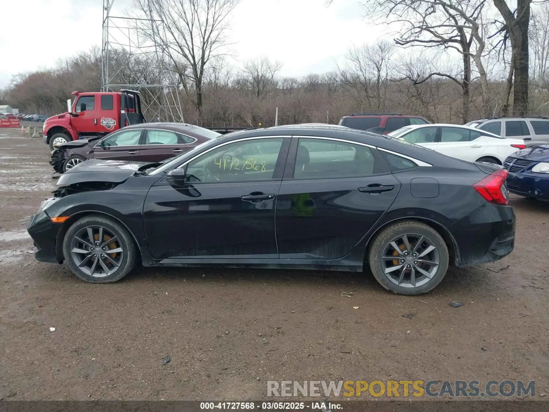 14 Photograph of a damaged car JHMFC1F32KX001734 HONDA CIVIC 2019