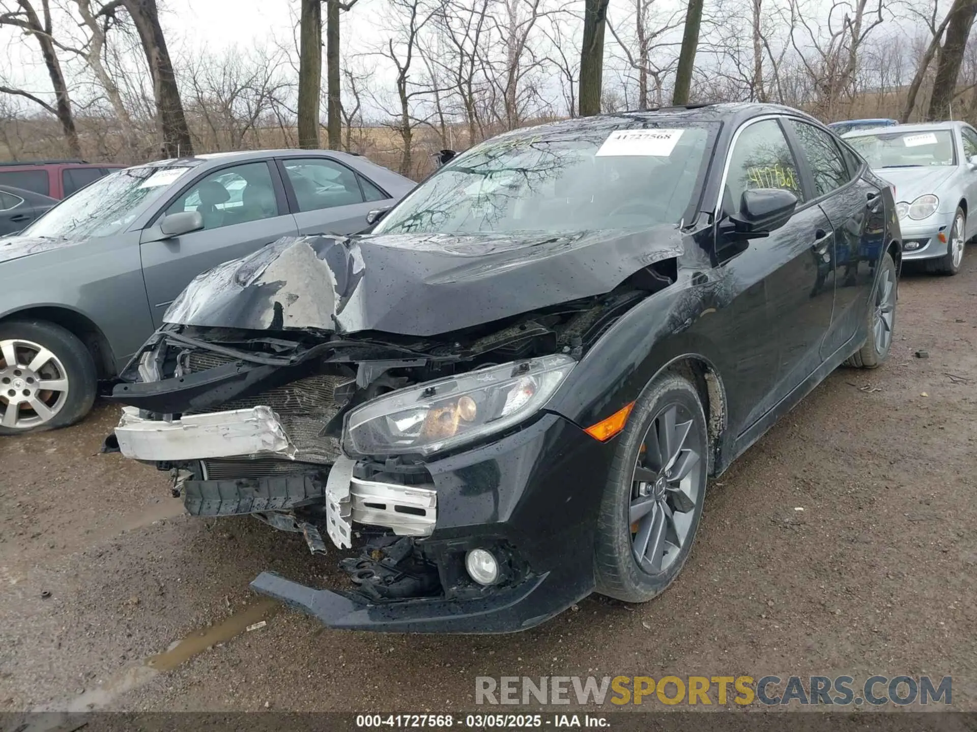 6 Photograph of a damaged car JHMFC1F32KX001734 HONDA CIVIC 2019