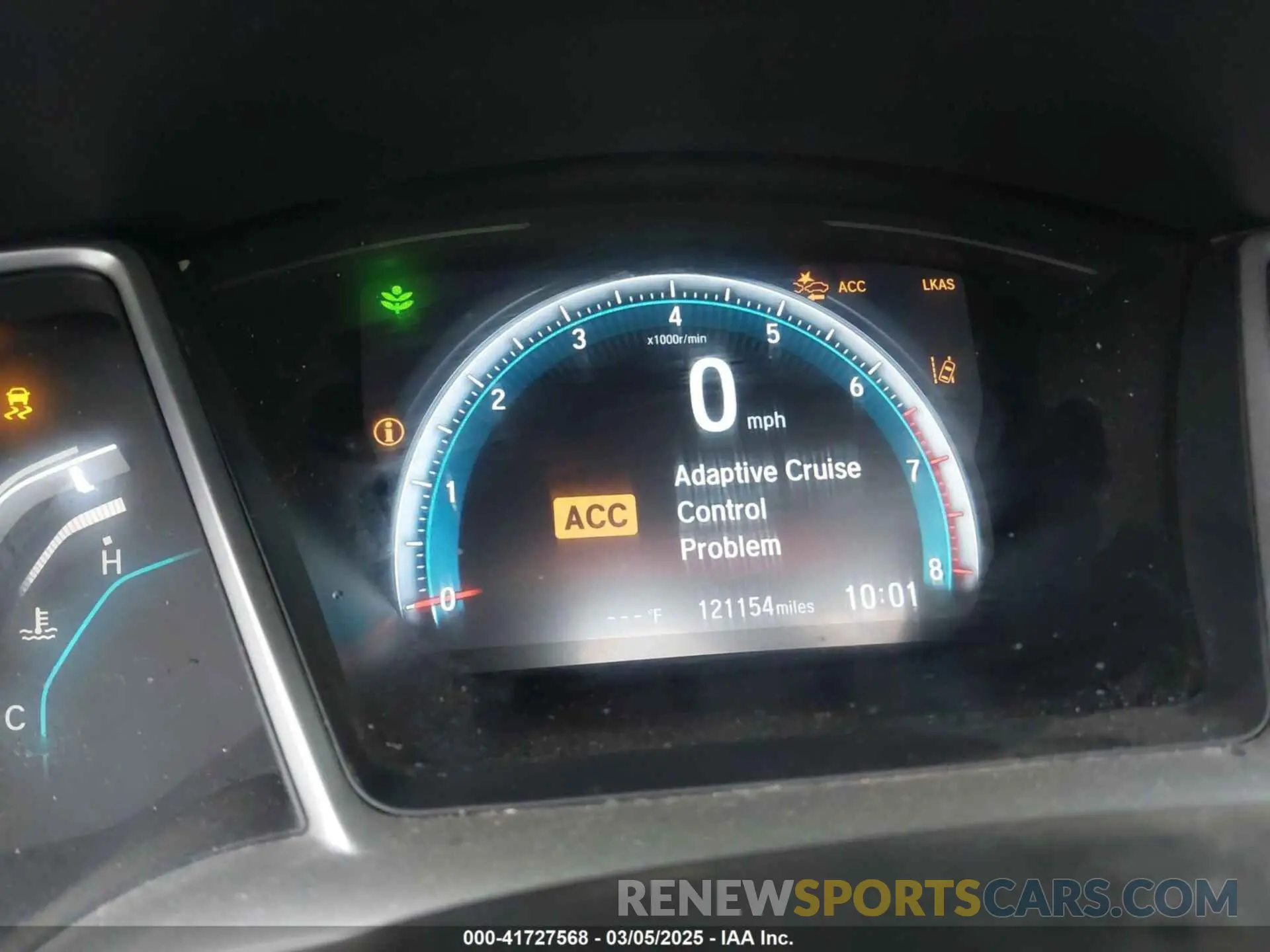 7 Photograph of a damaged car JHMFC1F32KX001734 HONDA CIVIC 2019