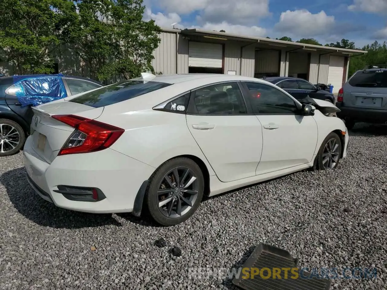 3 Photograph of a damaged car JHMFC1F34KX003601 HONDA CIVIC 2019