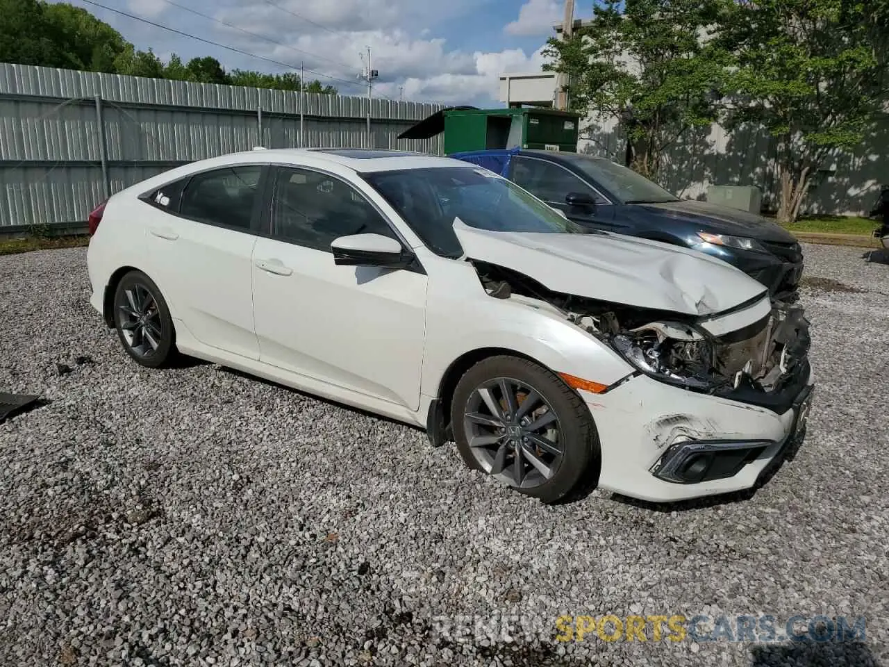 4 Photograph of a damaged car JHMFC1F34KX003601 HONDA CIVIC 2019