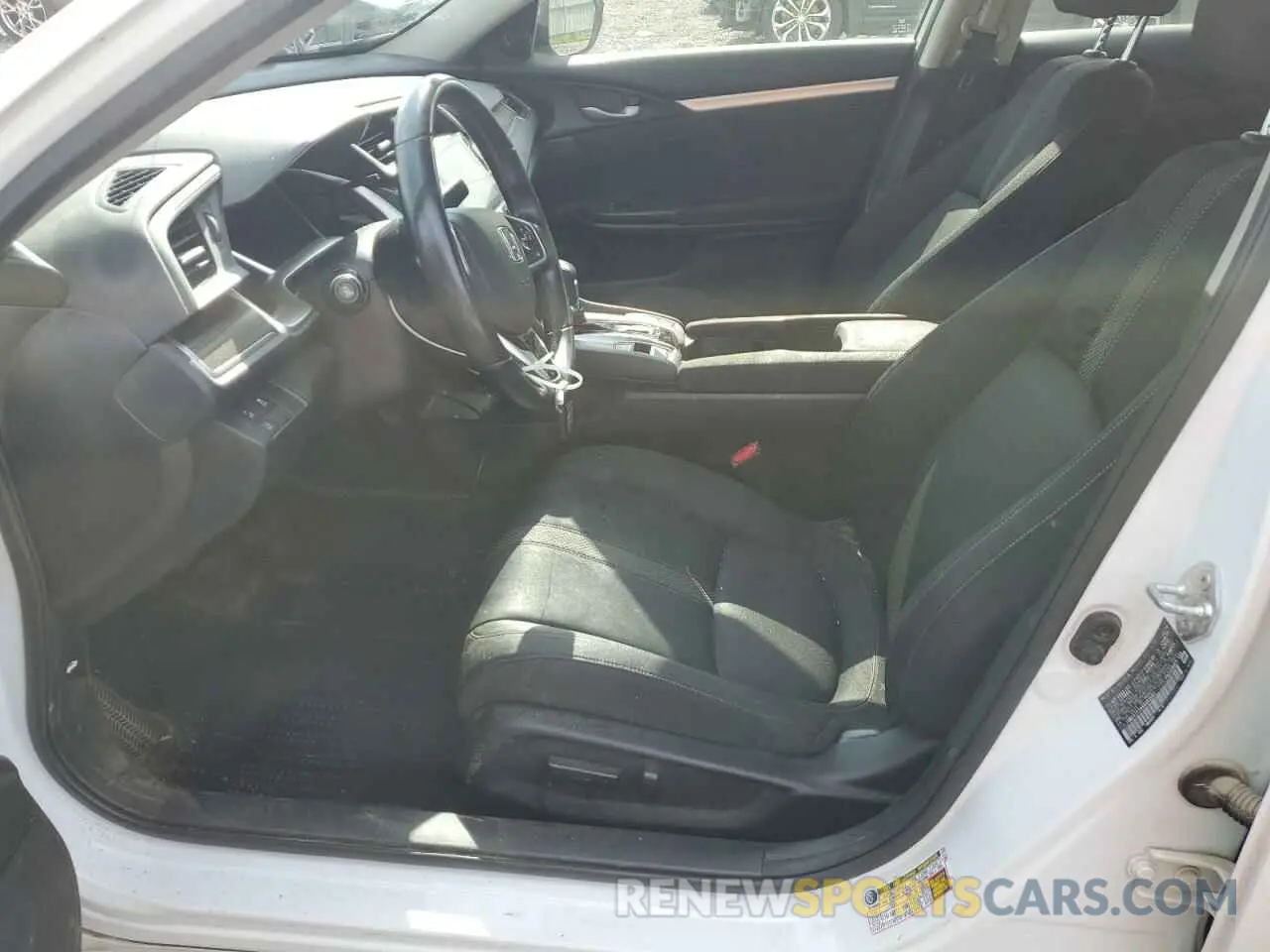 7 Photograph of a damaged car JHMFC1F34KX003601 HONDA CIVIC 2019