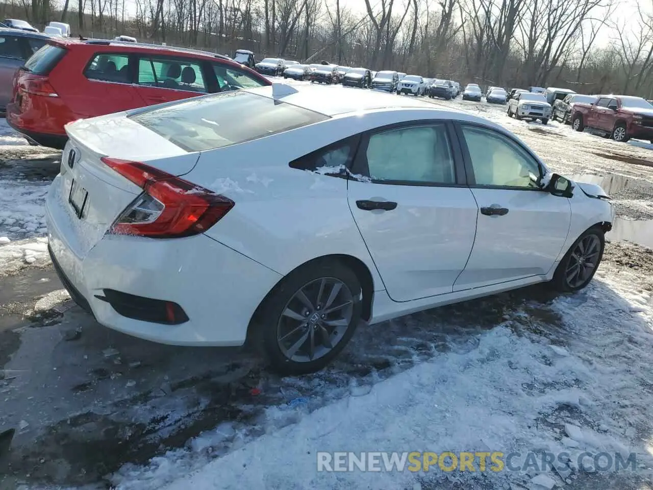 3 Photograph of a damaged car JHMFC1F34KX006451 HONDA CIVIC 2019