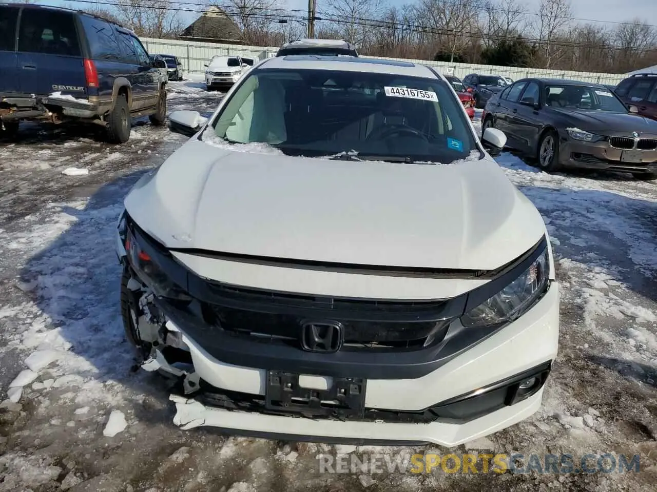 5 Photograph of a damaged car JHMFC1F34KX006451 HONDA CIVIC 2019
