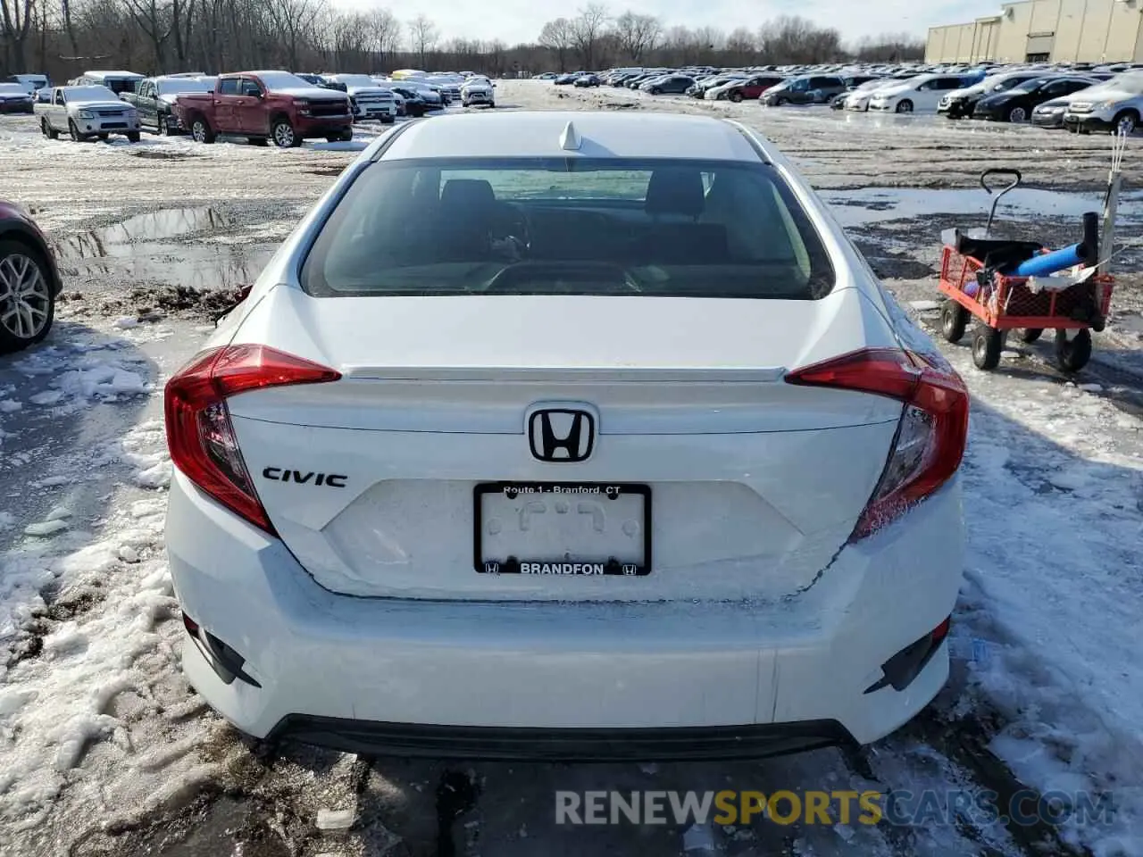 6 Photograph of a damaged car JHMFC1F34KX006451 HONDA CIVIC 2019
