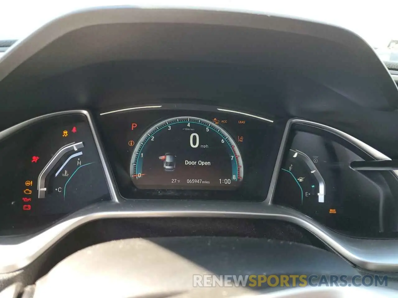 9 Photograph of a damaged car JHMFC1F34KX006451 HONDA CIVIC 2019