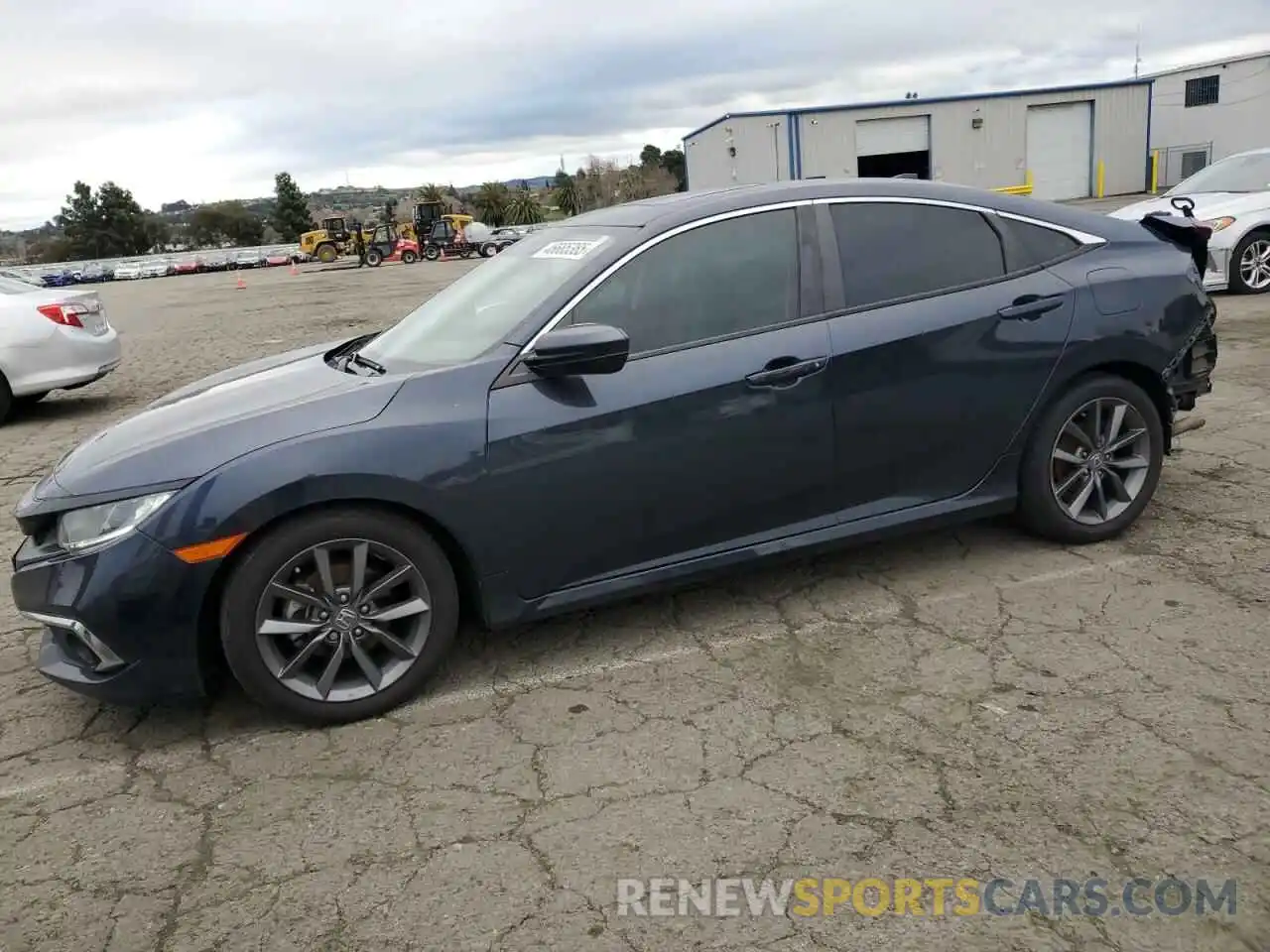 1 Photograph of a damaged car JHMFC1F34KX006708 HONDA CIVIC 2019