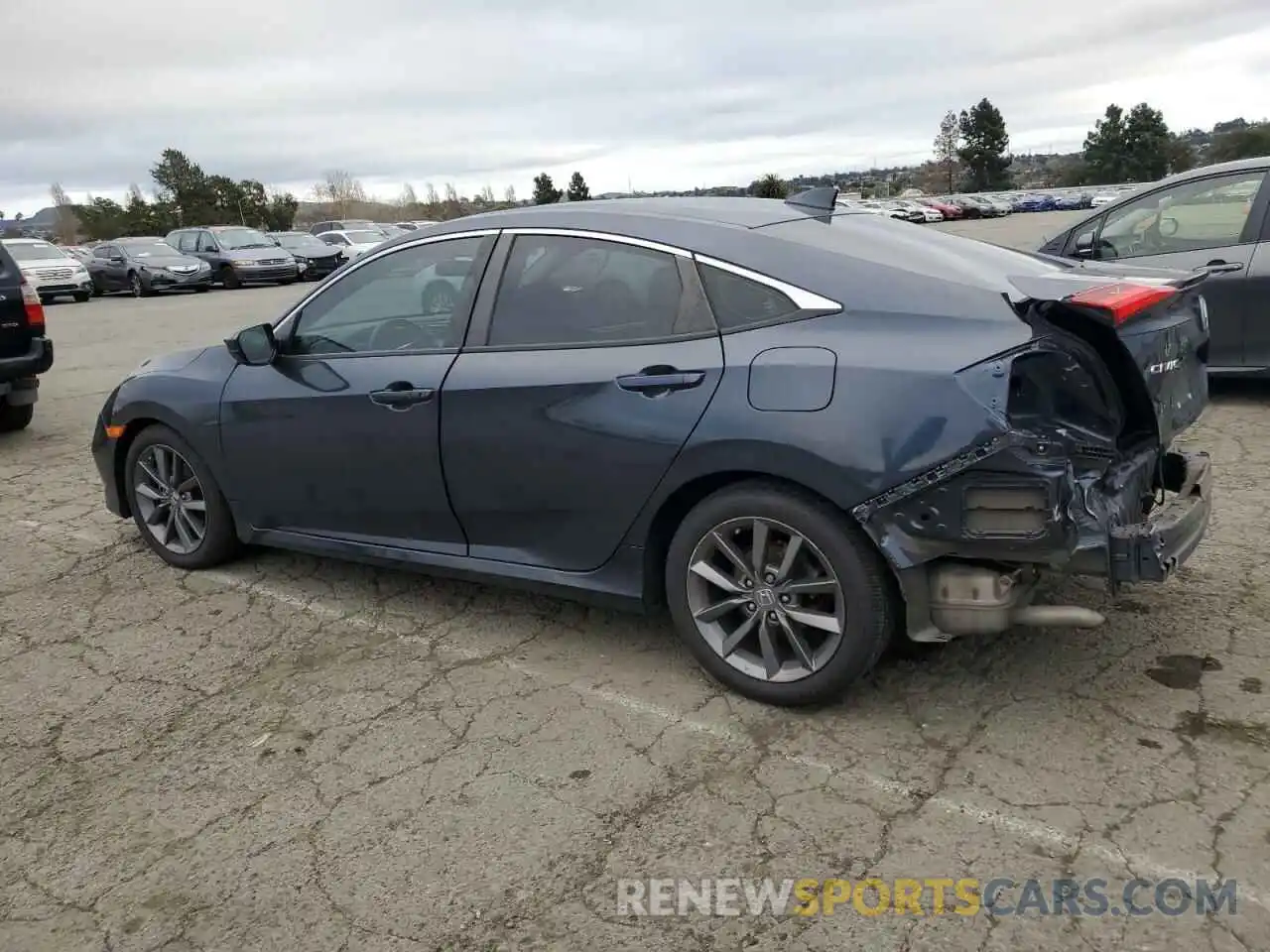 2 Photograph of a damaged car JHMFC1F34KX006708 HONDA CIVIC 2019