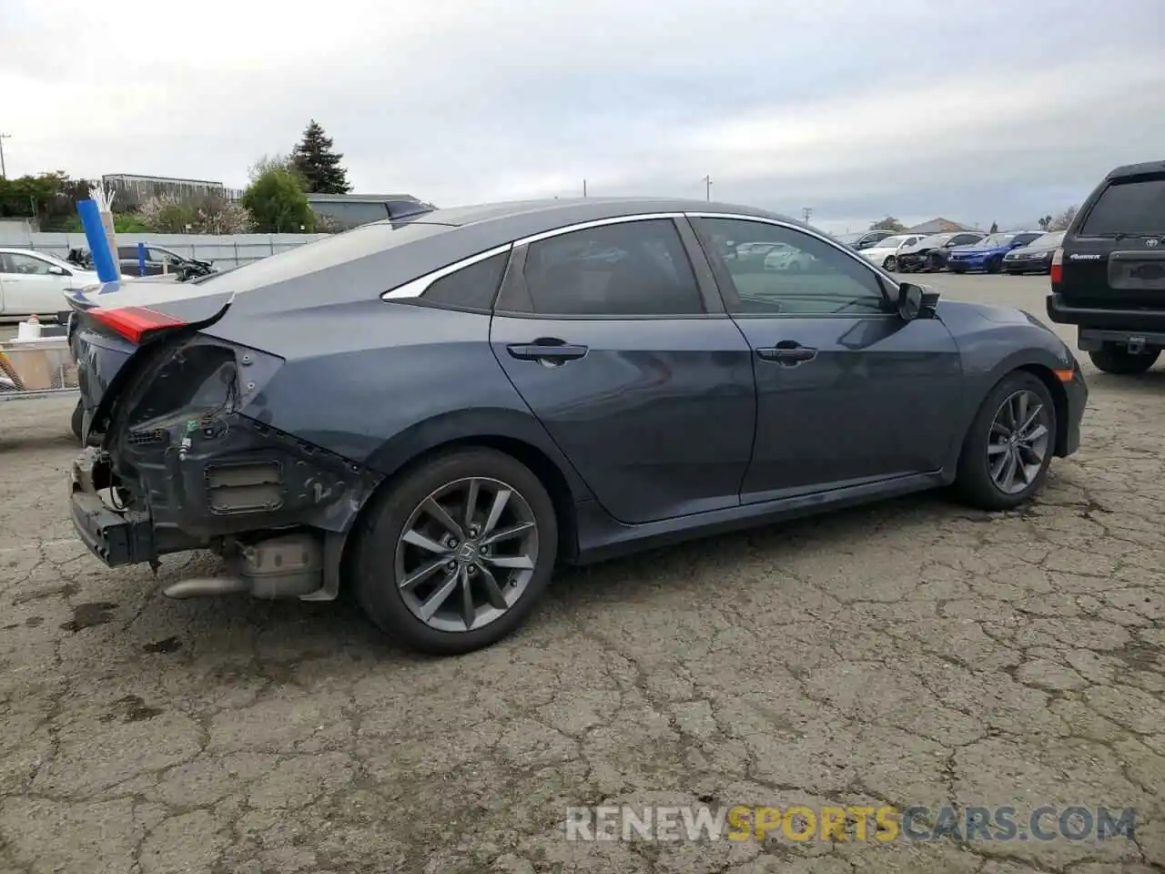 3 Photograph of a damaged car JHMFC1F34KX006708 HONDA CIVIC 2019