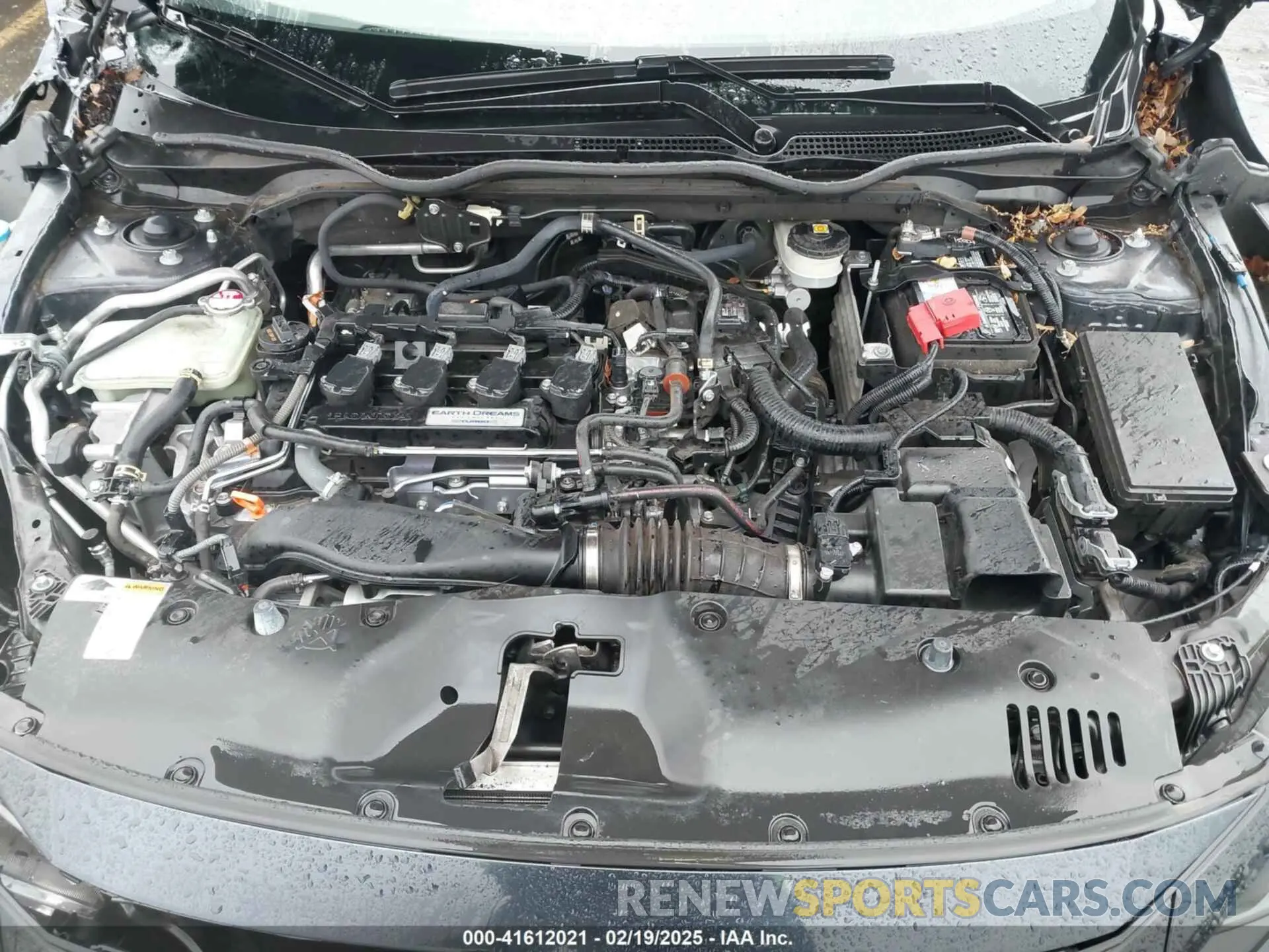 10 Photograph of a damaged car JHMFC1F34KX009754 HONDA CIVIC 2019