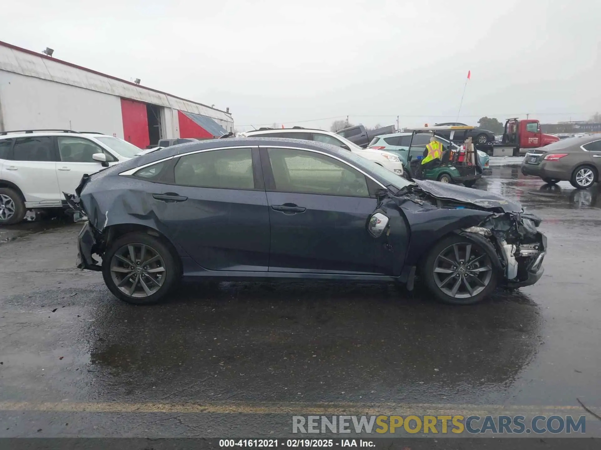 13 Photograph of a damaged car JHMFC1F34KX009754 HONDA CIVIC 2019