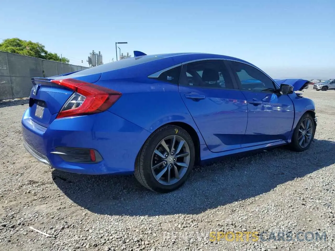 3 Photograph of a damaged car JHMFC1F34KX010578 HONDA CIVIC 2019