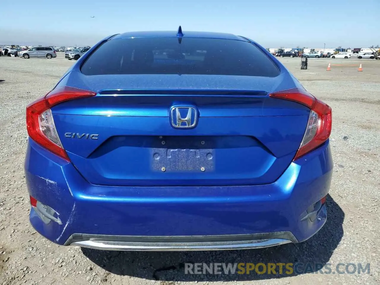 6 Photograph of a damaged car JHMFC1F34KX010578 HONDA CIVIC 2019
