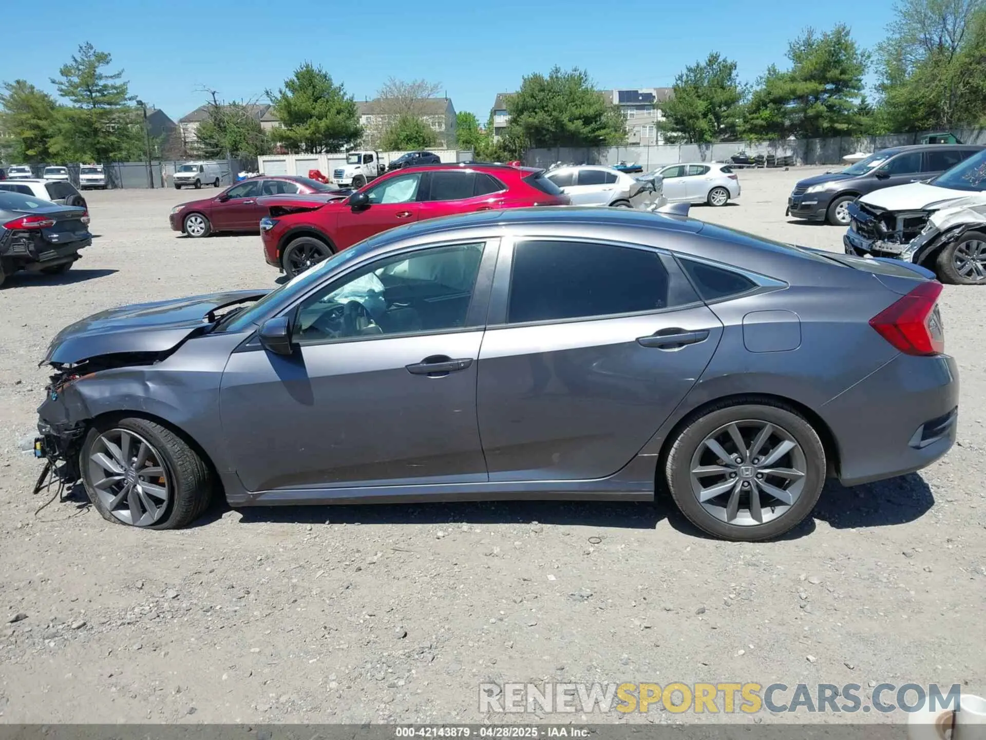 14 Photograph of a damaged car JHMFC1F35KX010508 HONDA CIVIC 2019