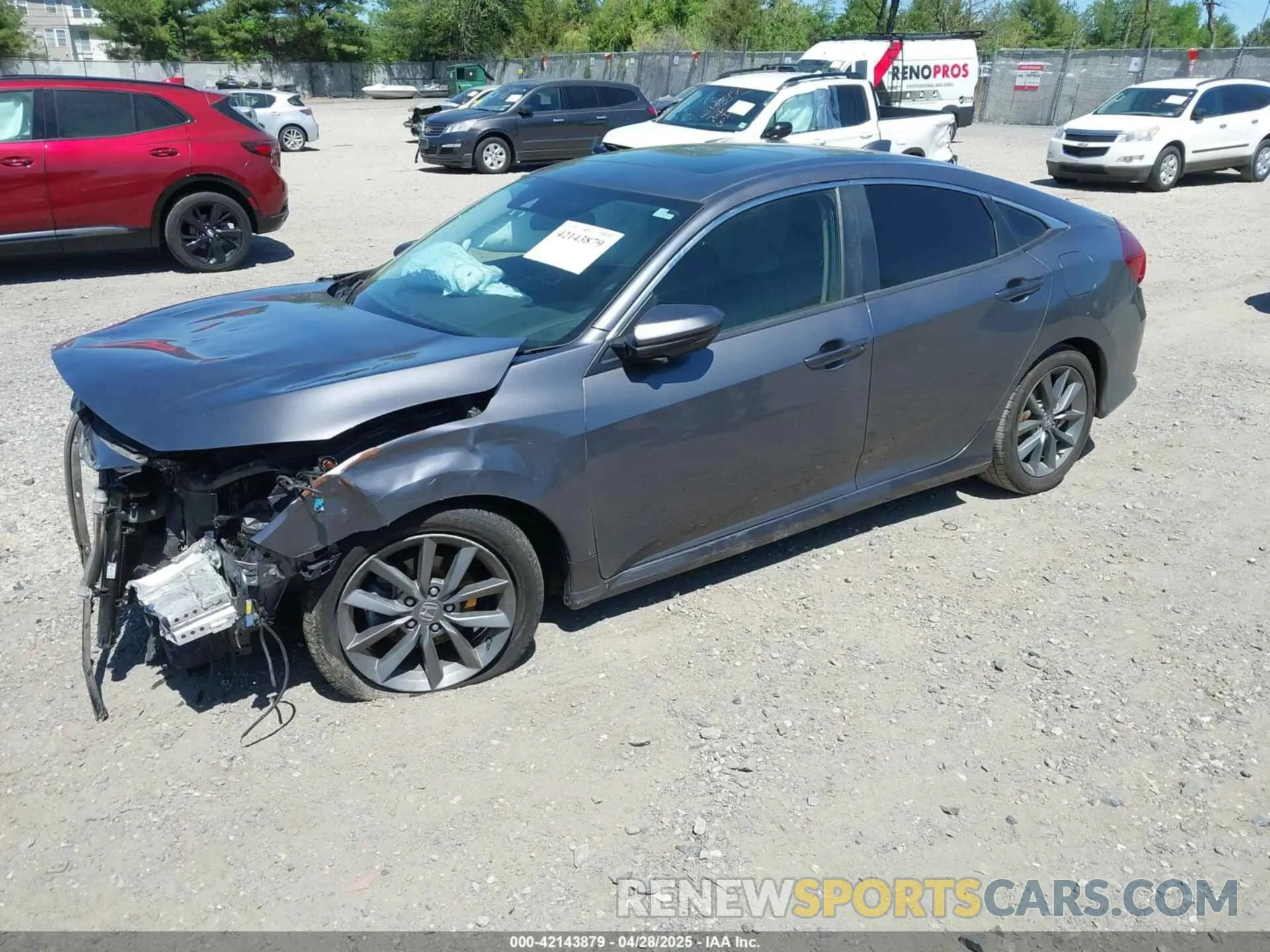 2 Photograph of a damaged car JHMFC1F35KX010508 HONDA CIVIC 2019