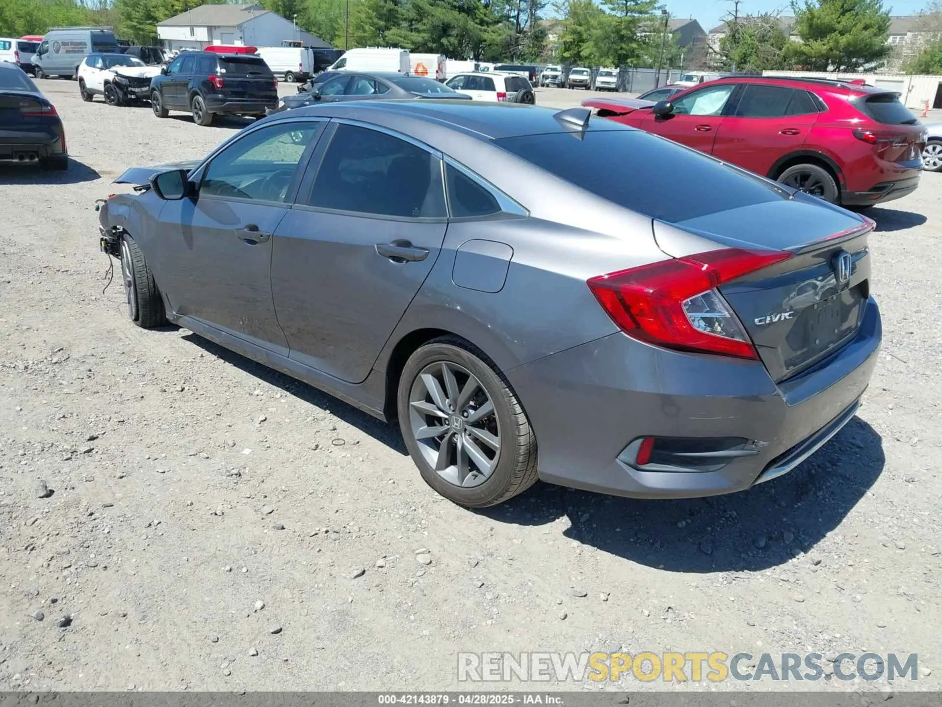 3 Photograph of a damaged car JHMFC1F35KX010508 HONDA CIVIC 2019