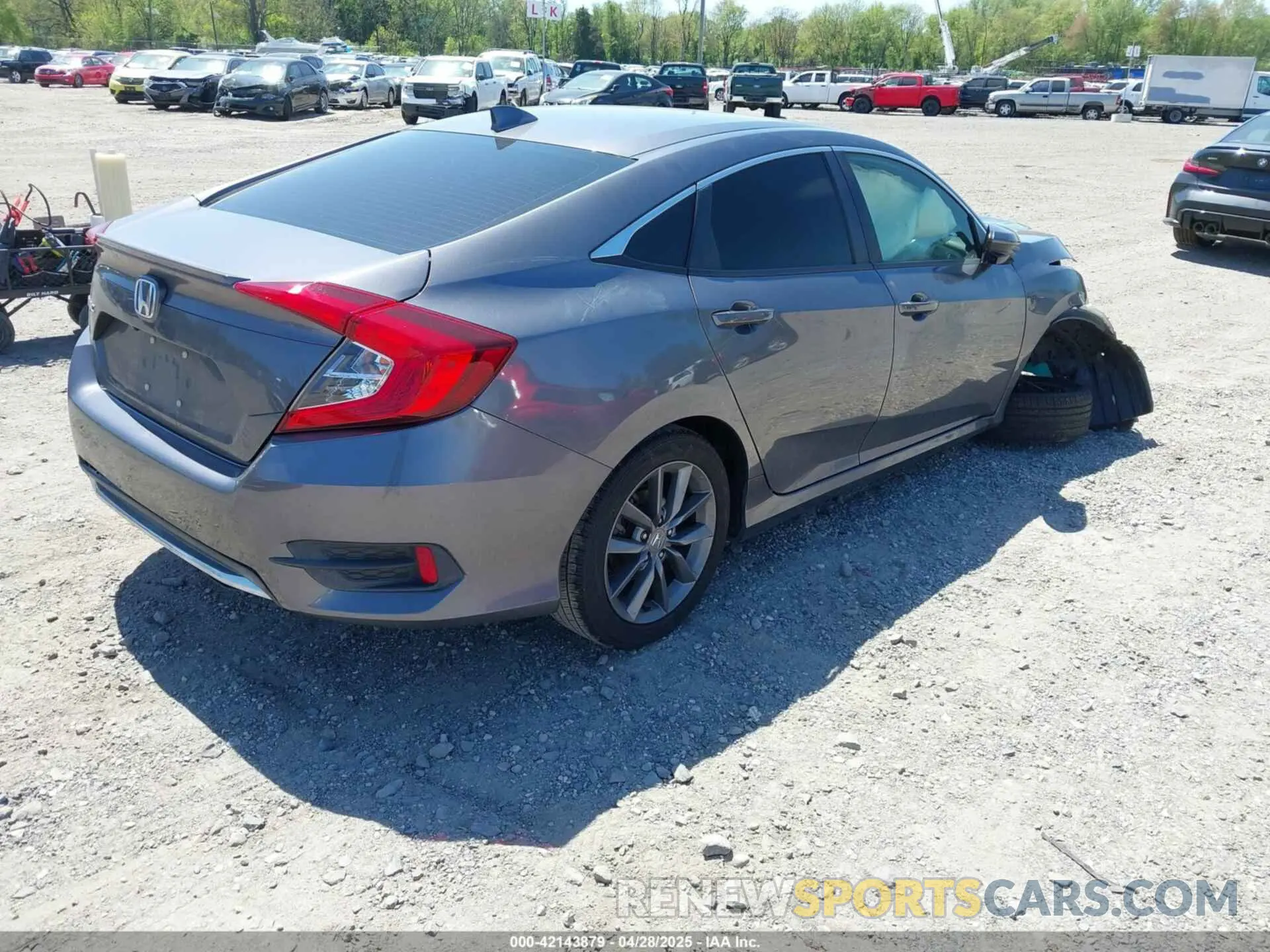 4 Photograph of a damaged car JHMFC1F35KX010508 HONDA CIVIC 2019
