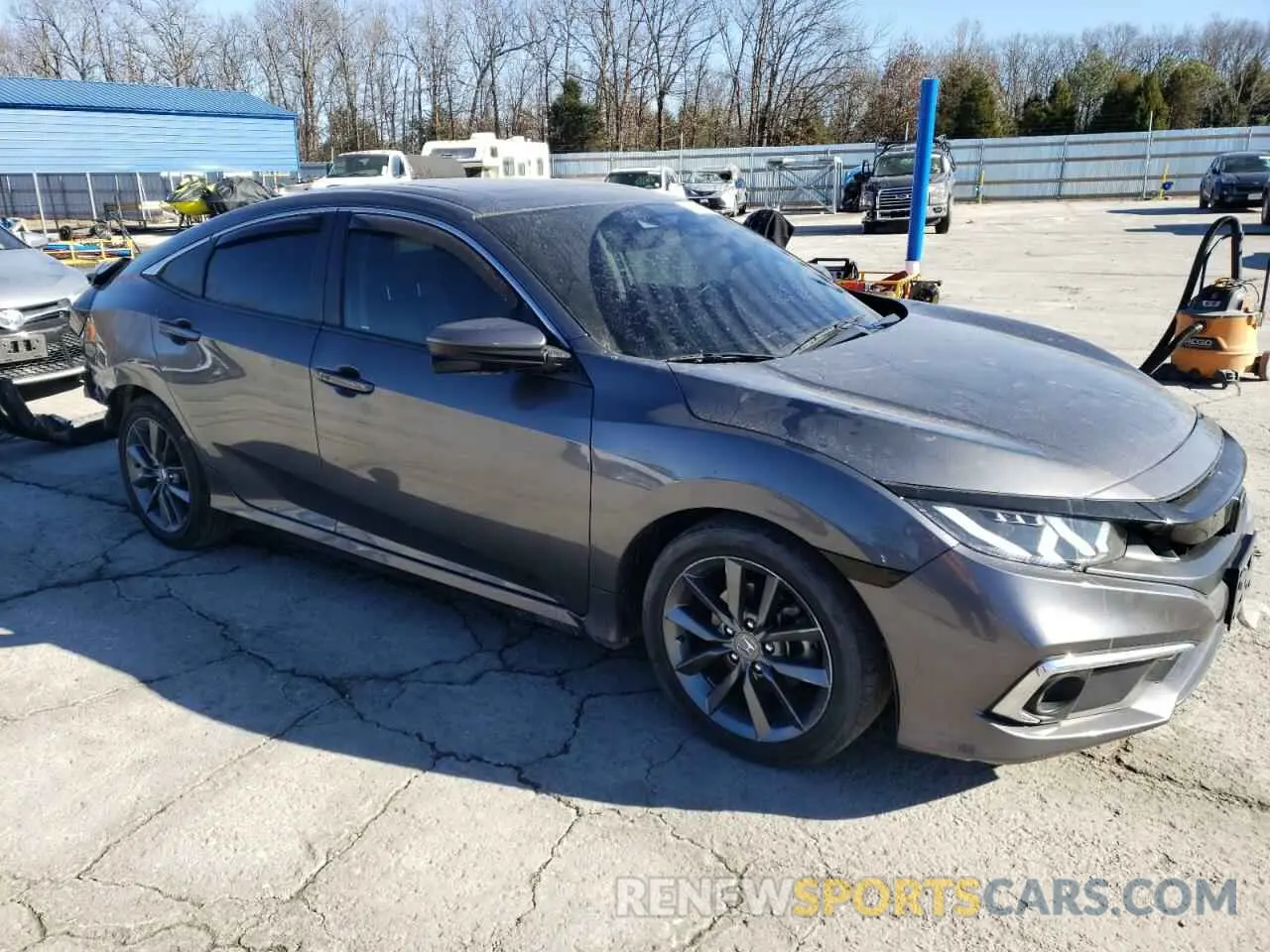 4 Photograph of a damaged car JHMFC1F35KX013232 HONDA CIVIC 2019