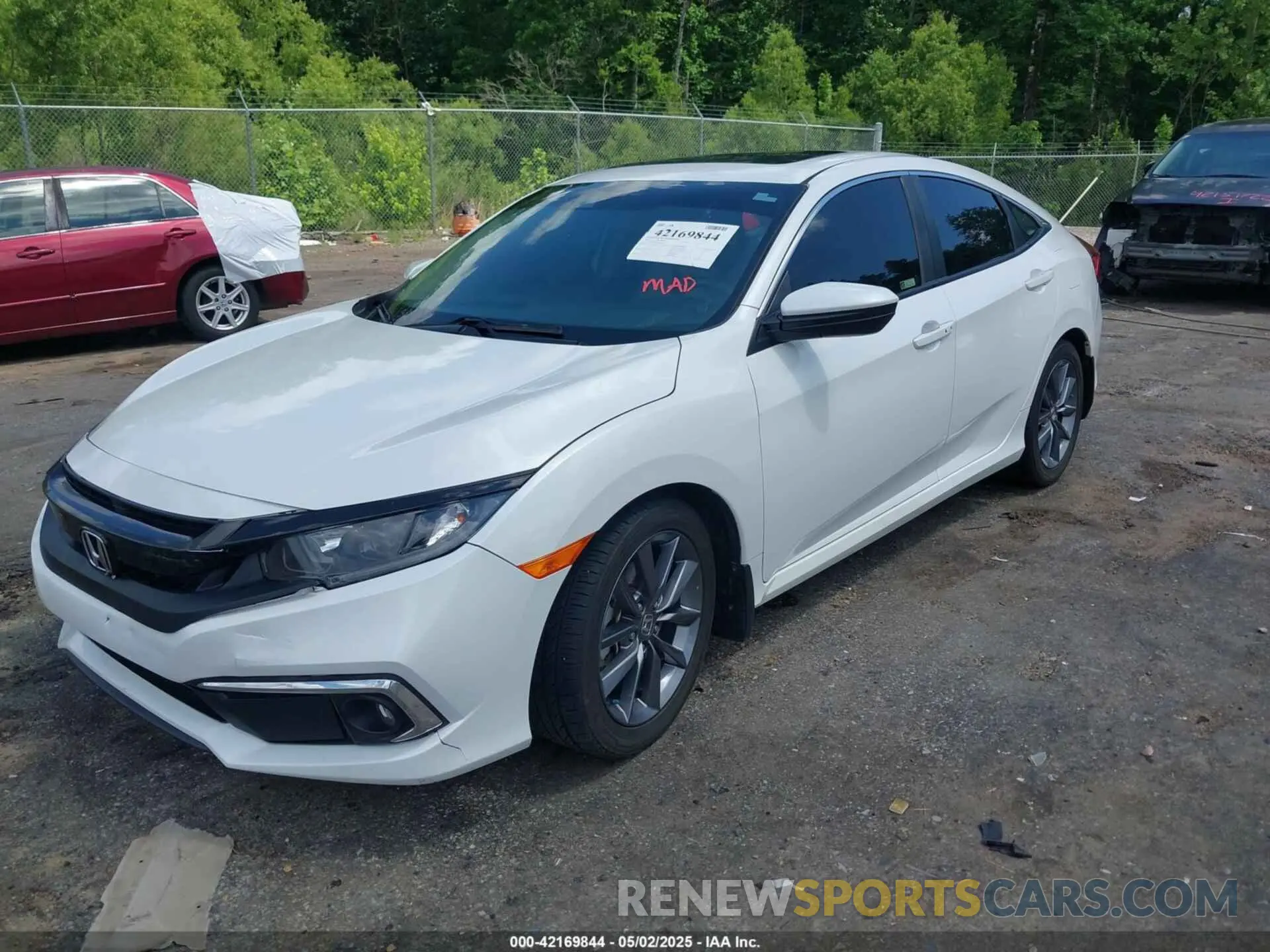 2 Photograph of a damaged car JHMFC1F36KX004037 HONDA CIVIC 2019