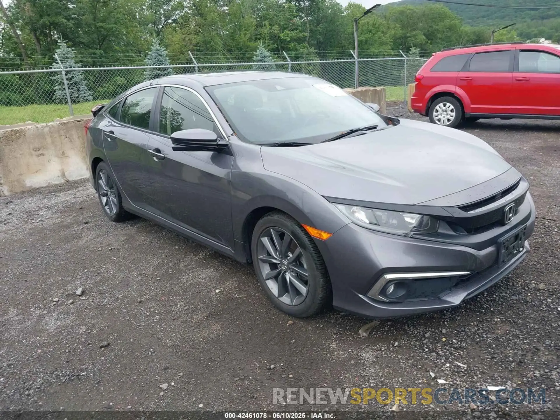 1 Photograph of a damaged car JHMFC1F36KX006340 HONDA CIVIC 2019