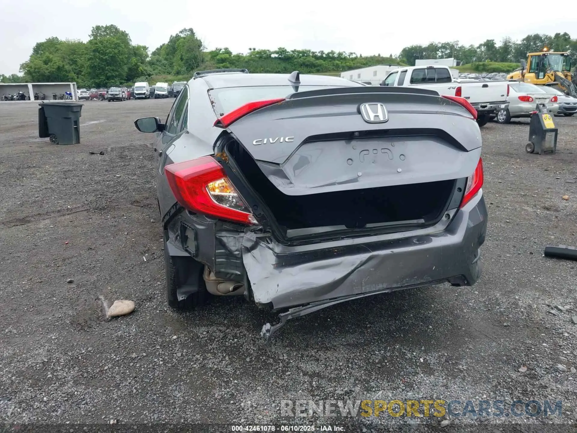 6 Photograph of a damaged car JHMFC1F36KX006340 HONDA CIVIC 2019