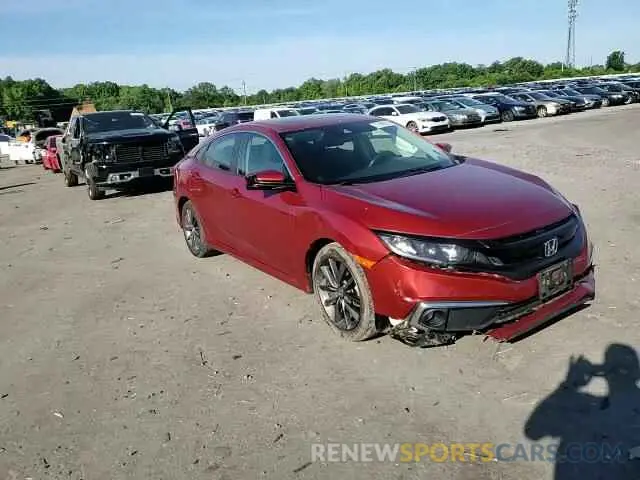 13 Photograph of a damaged car JHMFC1F36KX013336 HONDA CIVIC 2019