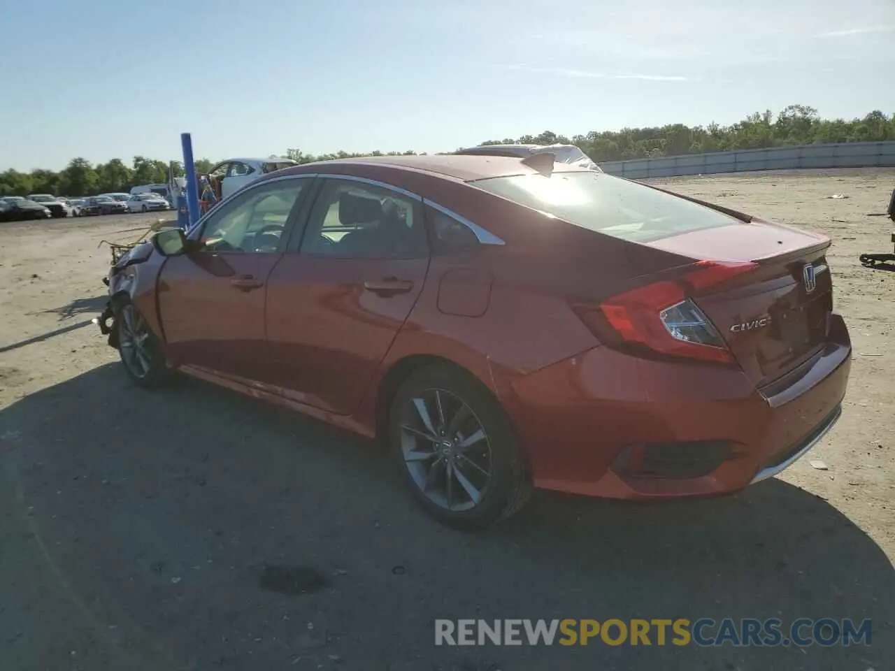 2 Photograph of a damaged car JHMFC1F36KX013336 HONDA CIVIC 2019