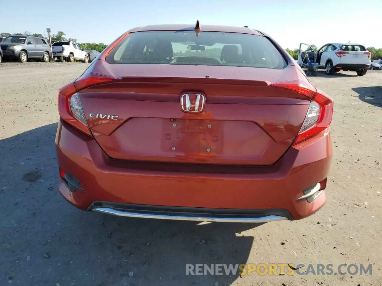 6 Photograph of a damaged car JHMFC1F36KX013336 HONDA CIVIC 2019