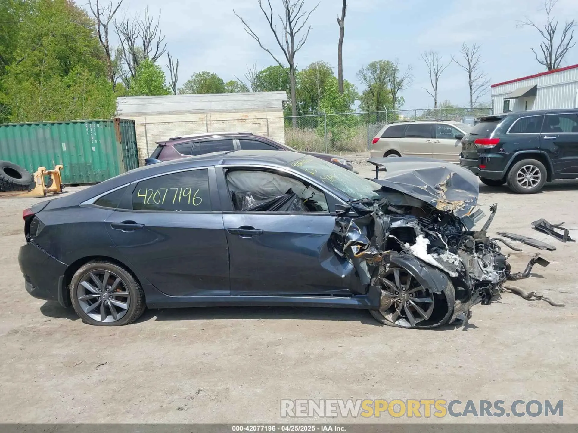 12 Photograph of a damaged car JHMFC1F37KX008758 HONDA CIVIC 2019