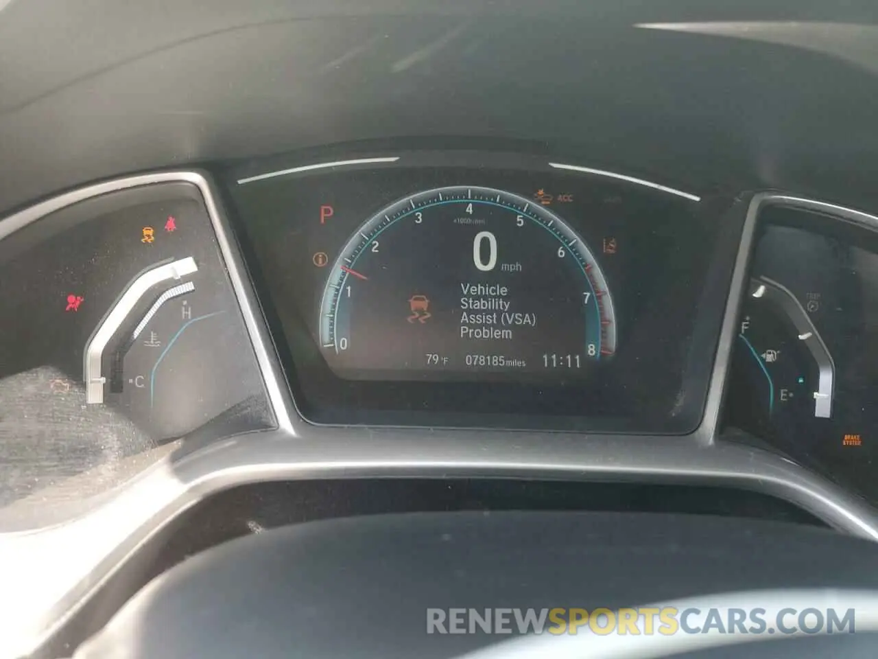 9 Photograph of a damaged car JHMFC1F37KX012051 HONDA CIVIC 2019