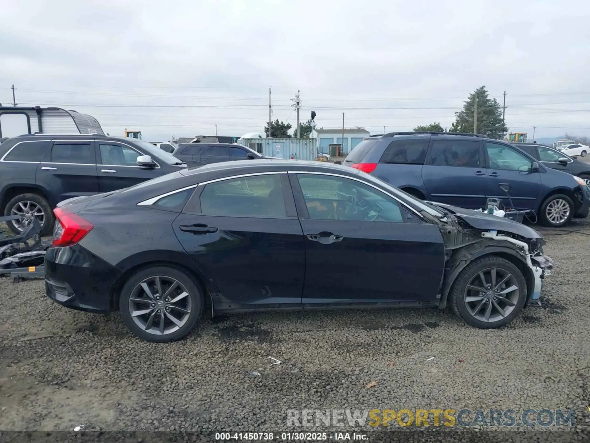 14 Photograph of a damaged car JHMFC1F38KX012348 HONDA CIVIC 2019