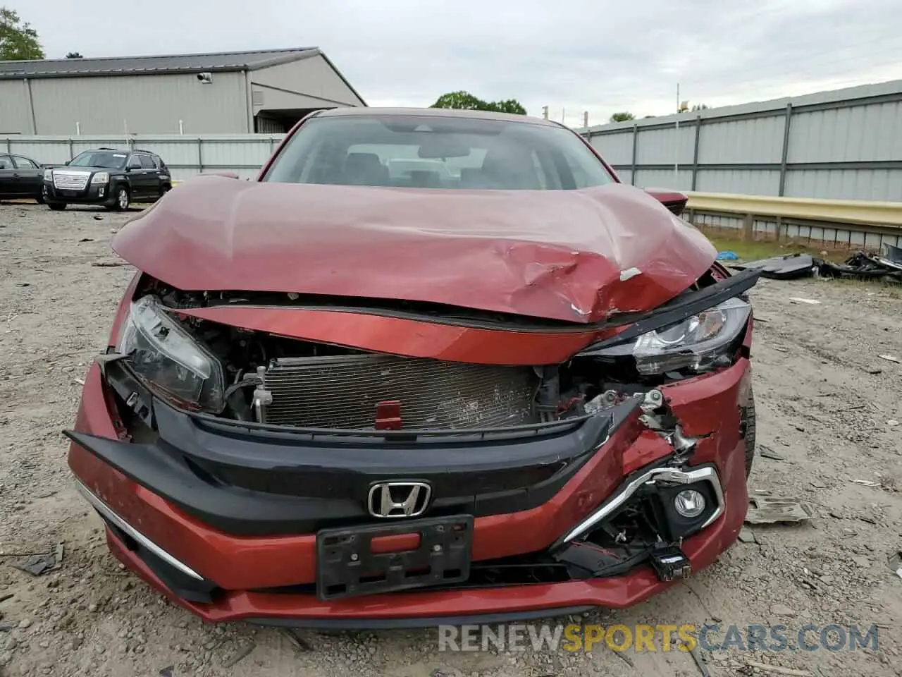 5 Photograph of a damaged car JHMFC1F38KX013385 HONDA CIVIC 2019
