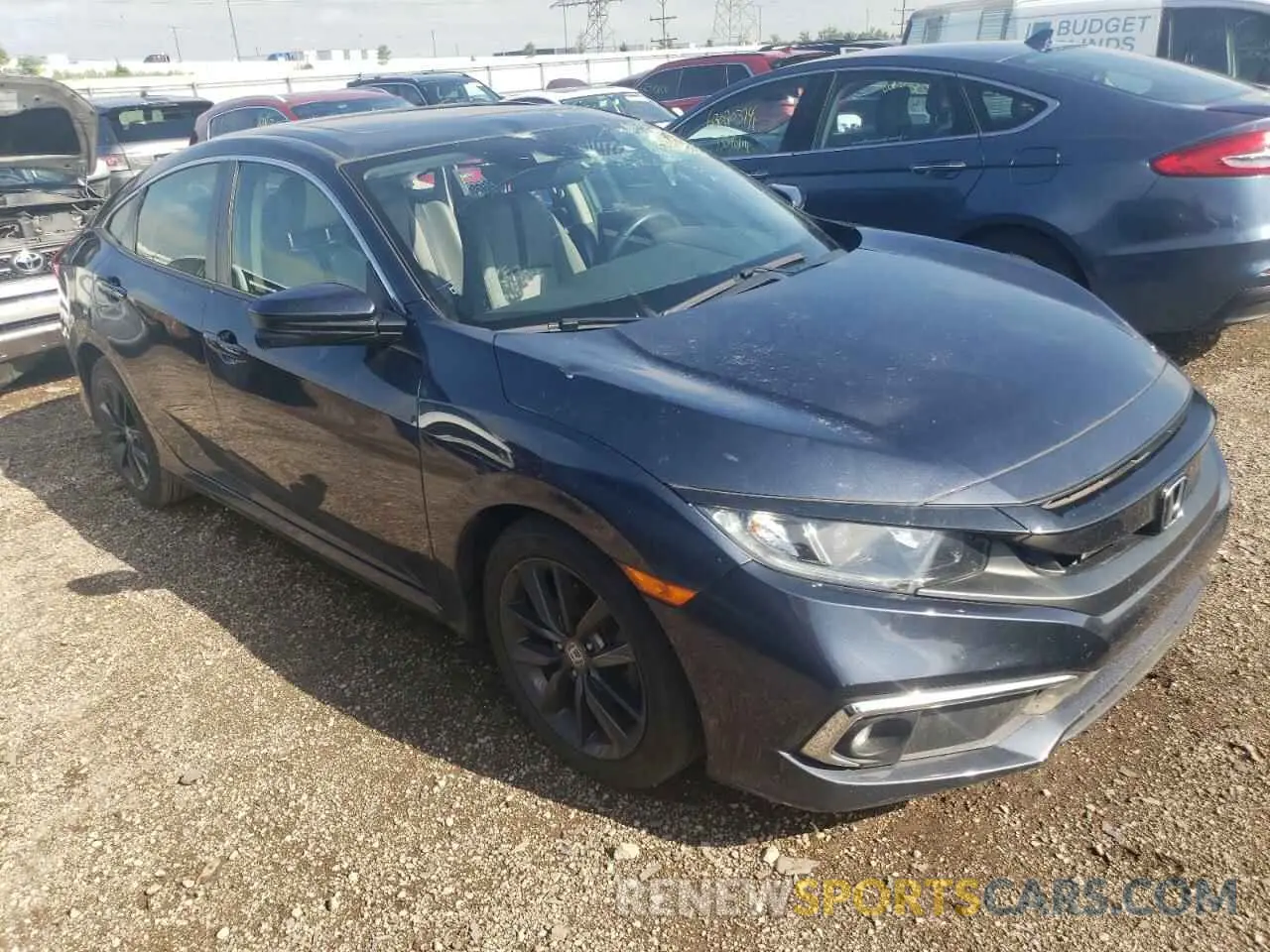 4 Photograph of a damaged car JHMFC1F3XKX001903 HONDA CIVIC 2019