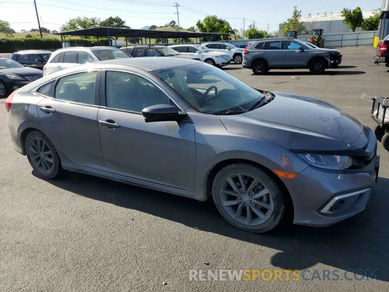 4 Photograph of a damaged car JHMFC1F3XKX002680 HONDA CIVIC 2019