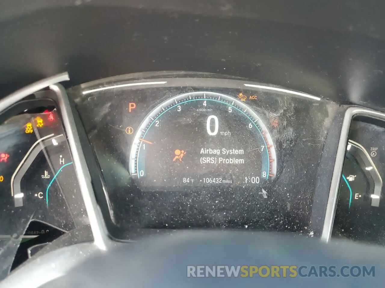 9 Photograph of a damaged car JHMFC1F3XKX002680 HONDA CIVIC 2019