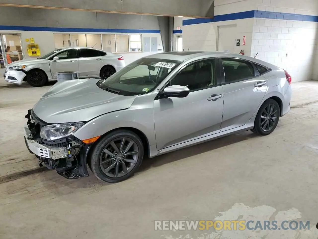 1 Photograph of a damaged car JHMFC1F3XKX012643 HONDA CIVIC 2019