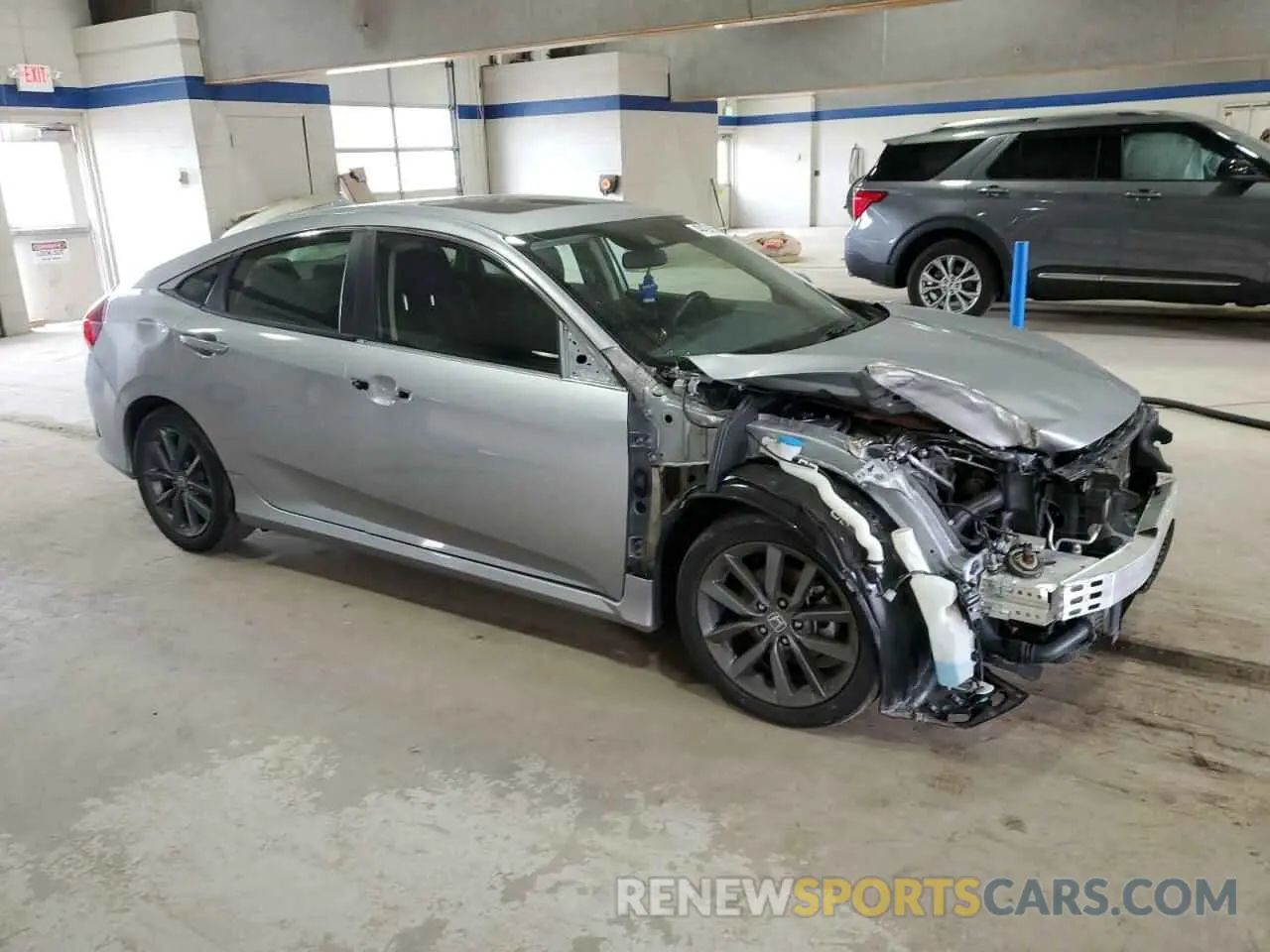 4 Photograph of a damaged car JHMFC1F3XKX012643 HONDA CIVIC 2019