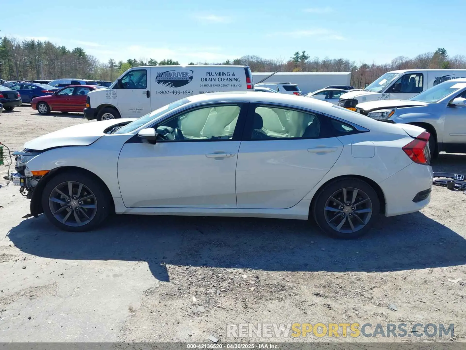 15 Photograph of a damaged car JHMFC1F72KX008959 HONDA CIVIC 2019