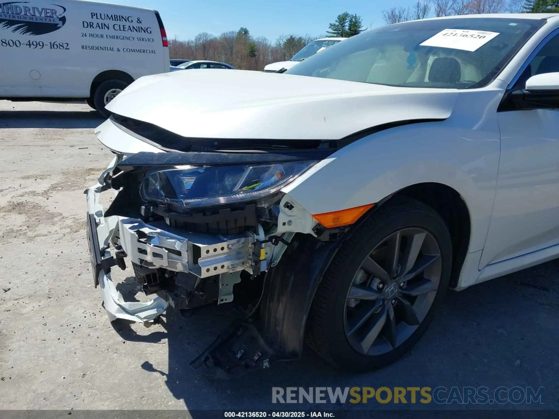 19 Photograph of a damaged car JHMFC1F72KX008959 HONDA CIVIC 2019