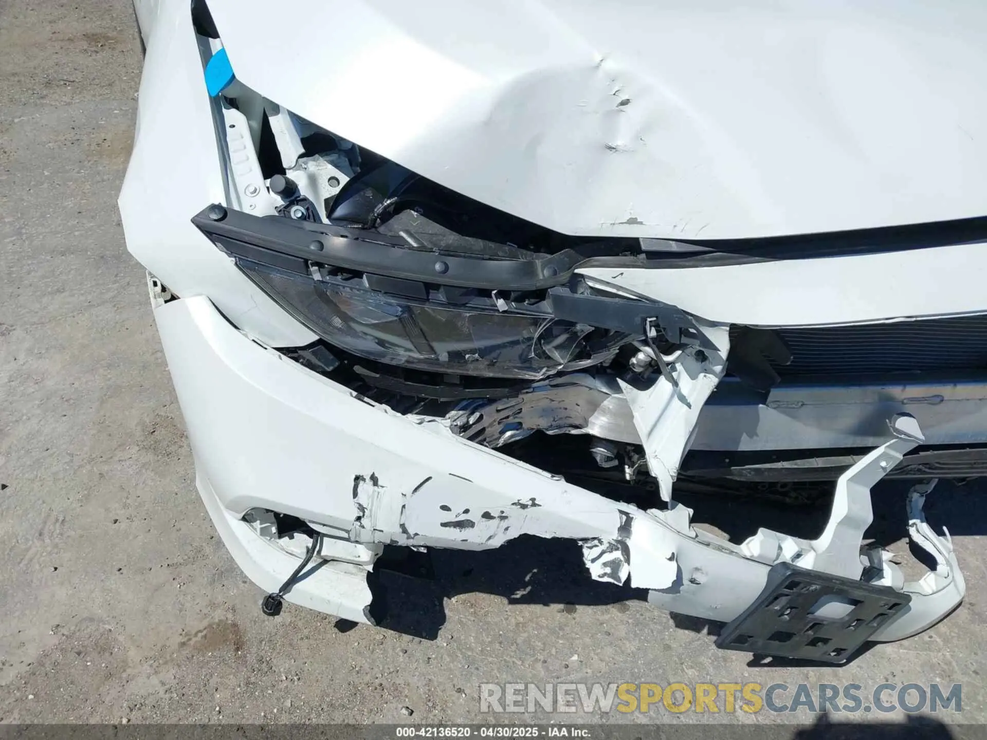 20 Photograph of a damaged car JHMFC1F72KX008959 HONDA CIVIC 2019