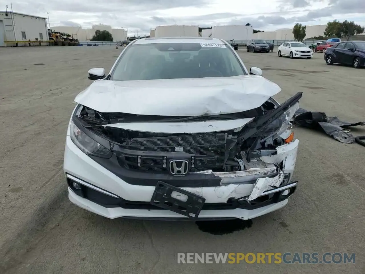 5 Photograph of a damaged car JHMFC1F72KX009948 HONDA CIVIC 2019