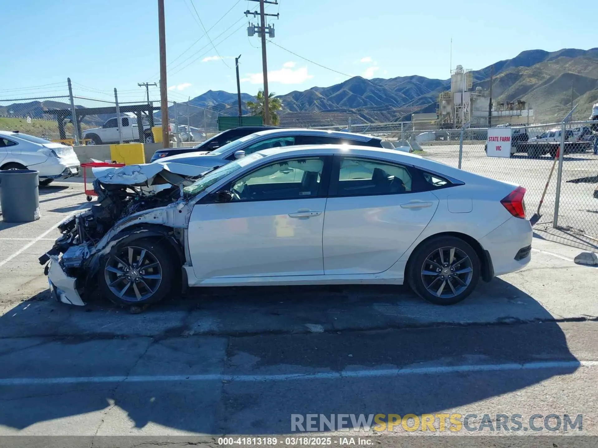 13 Photograph of a damaged car JHMFC1F73KX000966 HONDA CIVIC 2019