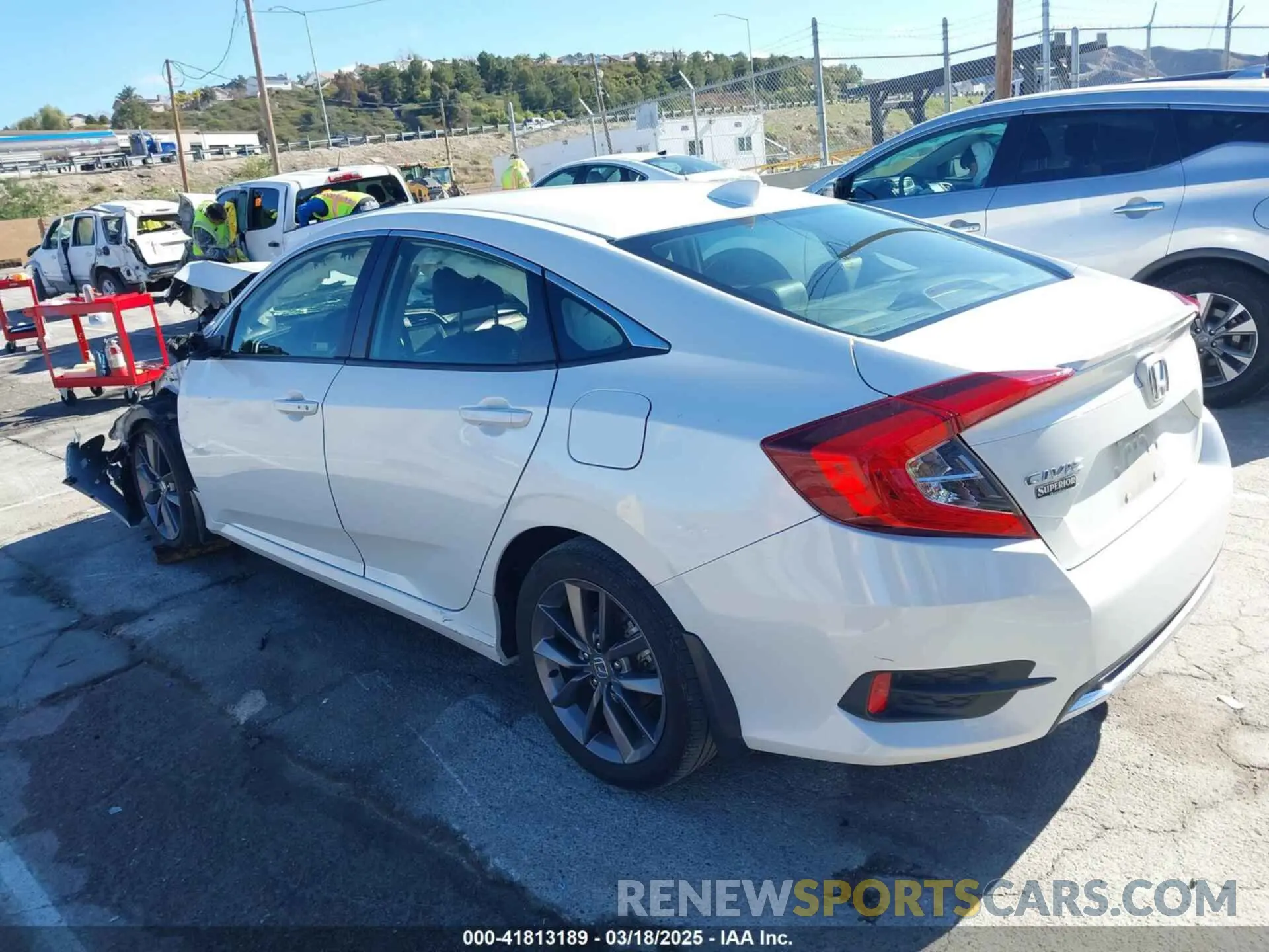 3 Photograph of a damaged car JHMFC1F73KX000966 HONDA CIVIC 2019