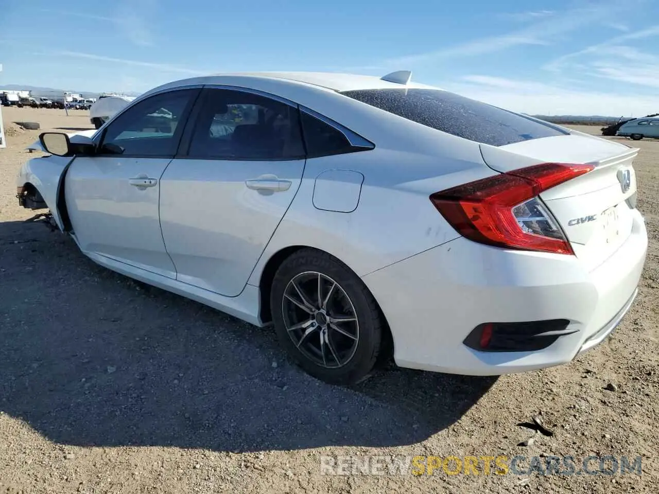2 Photograph of a damaged car JHMFC1F76KX008107 HONDA CIVIC 2019
