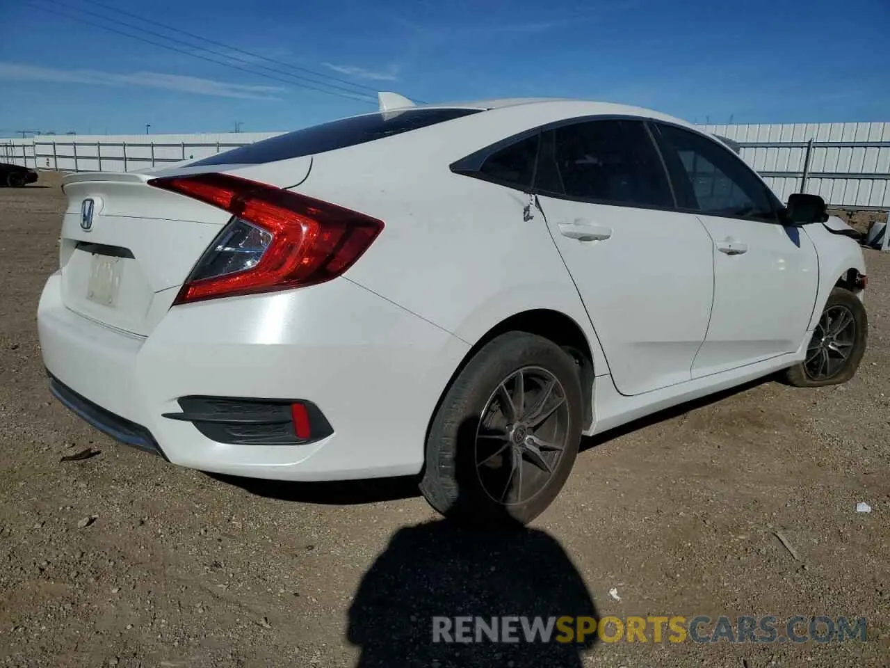 3 Photograph of a damaged car JHMFC1F76KX008107 HONDA CIVIC 2019